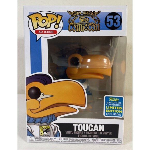 Funko Pop! Vinyl: Ad Icons - Toucan #53 San Diego Comic Con Funko (Exclusive) - Picture 1 of 10